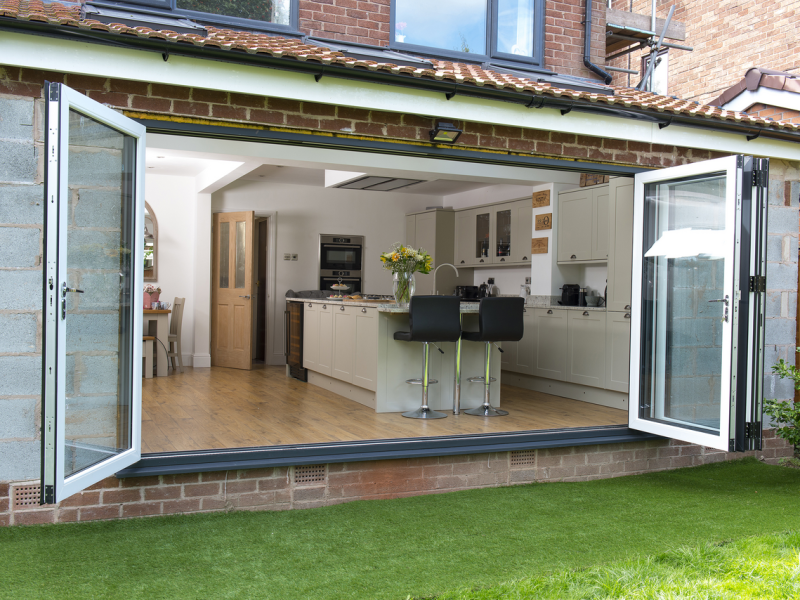 Veka bi-folding doors