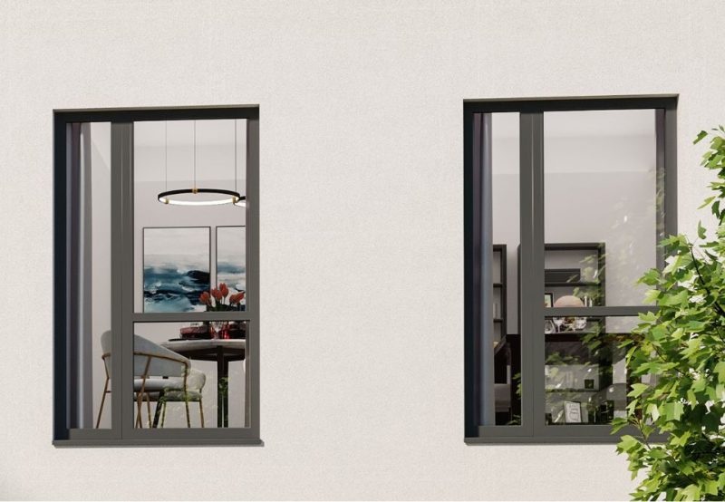 Aluminium tilt and turn