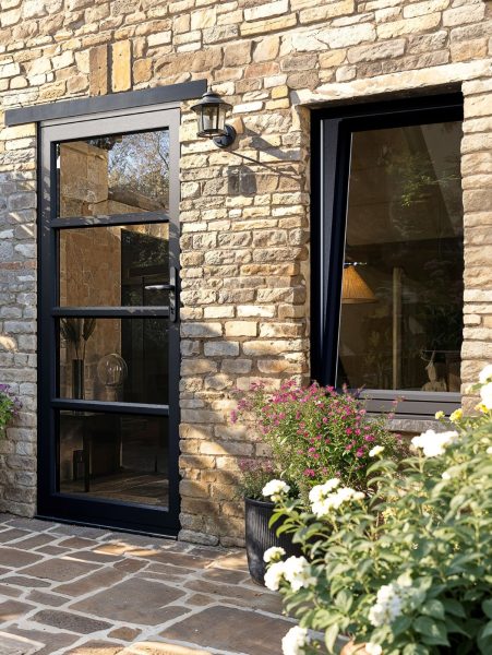 black frame omnia window prices