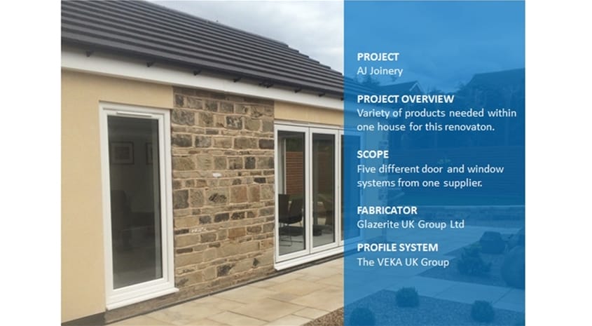 Breadth of VEKA Range pays off.... five systems in one job